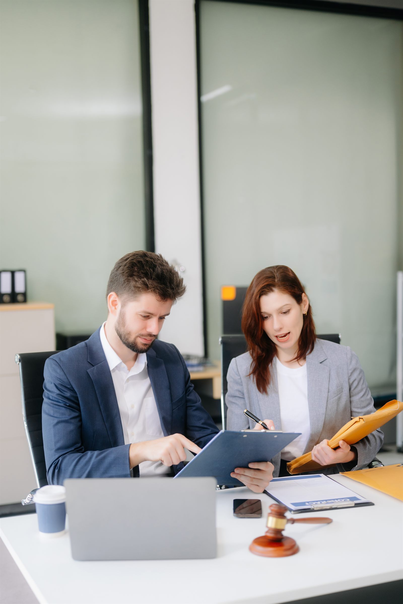 Advisors reviewing a multi-year tax plan